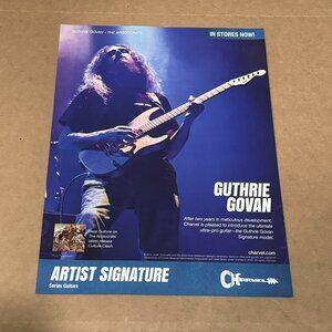 Guthrie Govan - Charvel Guitars - 2015 Print Ad
